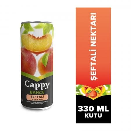 Cappy Şeftali 330 ml Kutu