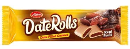Aldiva Daterolls Hurma Dolgulu Bisküvi 60 gr