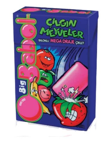 Big Babol Çılgın Meyveler Karışık Meyveli Sakız 36 gr