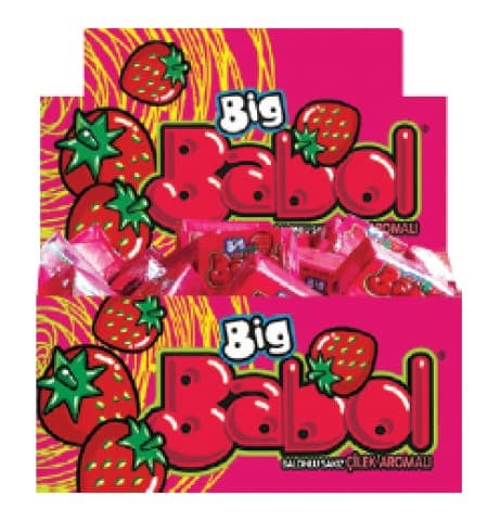 Big Babol Mono Çilekli Sakız 4.2 gr