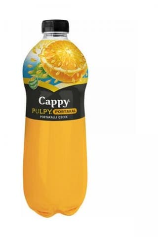 Cappy Pulpy Meyve Suyu Portakal Parçacık Plastik Şişe 1 L