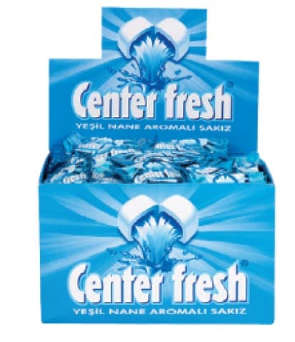 Center Fresh Mono Yeşil Naneli Sakız 4 gr