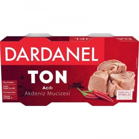 Dardanel Ton Balığı Acılı 150 grX2