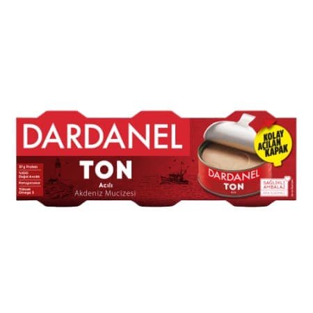 Dardanel Ton Balığı Acılı 75 grX3