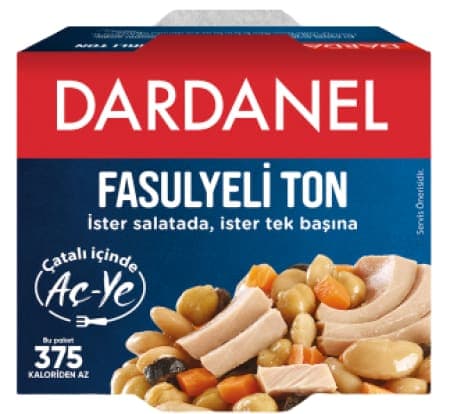 Dardanel Fasulyeli Ton Balığı 185 gr