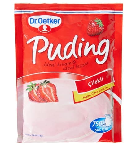 Dr.Oetker Çilekli Puding 120 gr