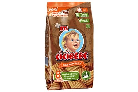 ETİ Cicibebe Tahıllı Bebek Bisküvisi 172 gr