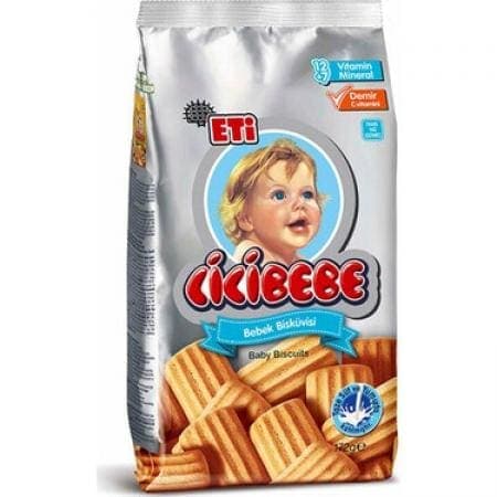 ETİ Cicibebe Sade Bebek Bisküvisi 172 gr