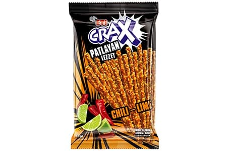 ETİ Crax Lezzet Bombası Chili-Lime Çubuk Kraker 50 gr