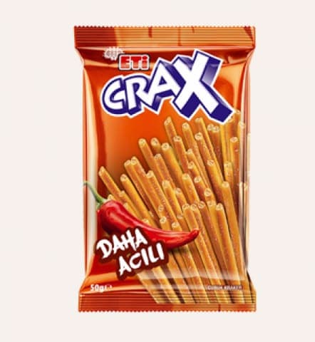 Eti Crax Acılı Çubuk Kraker 50 gr