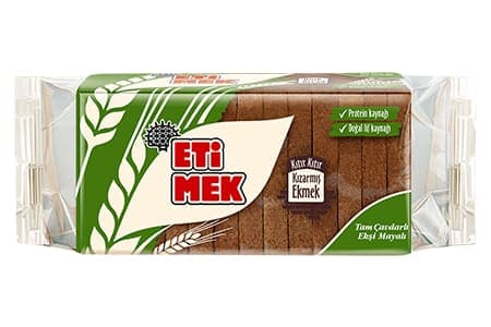 ETİ Etimek Tam Çavdar ve Ekşi Mayalı Peksimet Ekmeği 125 gr