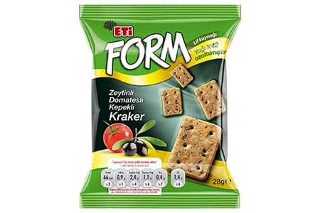 ETİ Form Zeytinli Domatesli Kepekli Kraker 30 gr