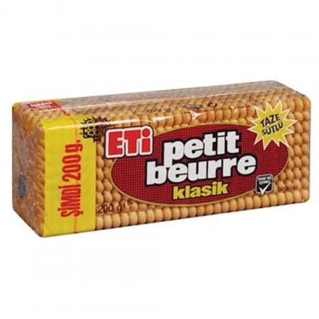 ETİ Petit Beurre Bisküvi Klasik 200 gr