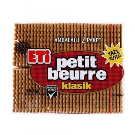 ETİ Petit Beurre Bisküvi Klasik 400 gr