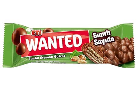 ETİ Wanted Fındık Kremalı Gofret 32 ​​gr