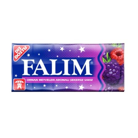 Falım Işıl Şekersiz Sakız Orman Meyveli 5 Adet