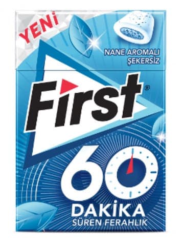 First 60 Dakika Naneli Sakız 20 gr