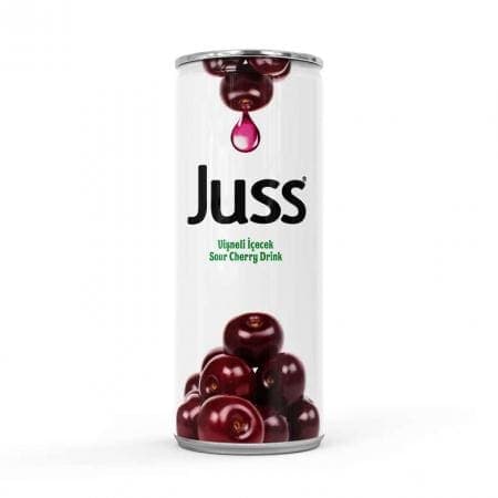 Juss Meyve Nektarı Vişne (Teneke Kutu) 330 ml