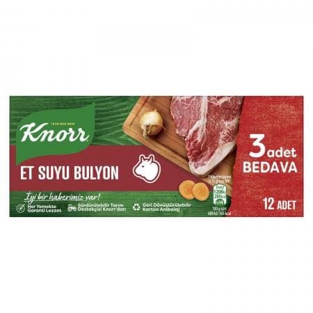 Knorr Et Suyu Bulyon 12 Sekme 120 gr