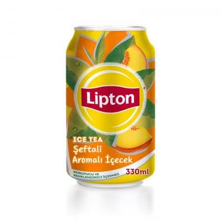 Lipton Ice Tea Şeftali Aromalı (Teneke Kutu) 330 ml