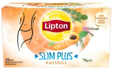 Lipton Slim Plus Poşet Çay Kayısı 20 adet