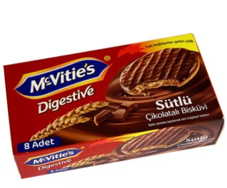 Mc Vitie's Sütlü Çikolatalı Bisküvi 102 gr