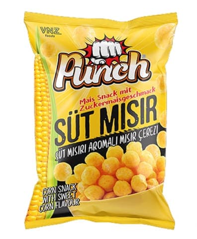 Punch Süt Mısırı Aromalı Mısır Çerezi 30 Gr