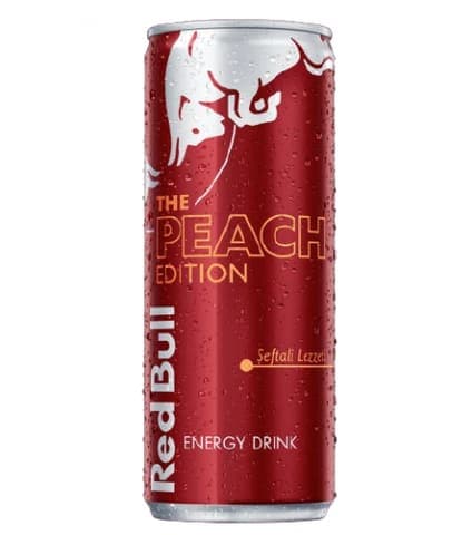 Redbull Enerji İçeceği Peach Edition Şeftali Lezzeti 250 ml