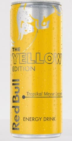 Redbull Enerji İçeceği Yellow Edition Tropikal Meyve Lezzeti 250 ml