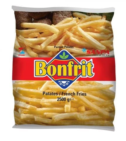 Sanpa Gıda Patates Kızartması Bonfrit (Parmak Cipsi) 2500 gr