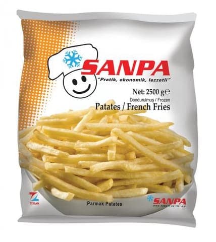 Sanpa Gıda Patates Kızartması Sanpat (Parmak Cipsi) 2500 gr