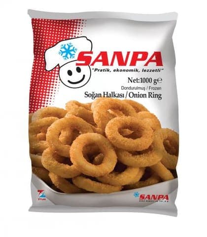 Sanpa Gıda Kızarmış Soğan Halkası Sanpat 1000 gr