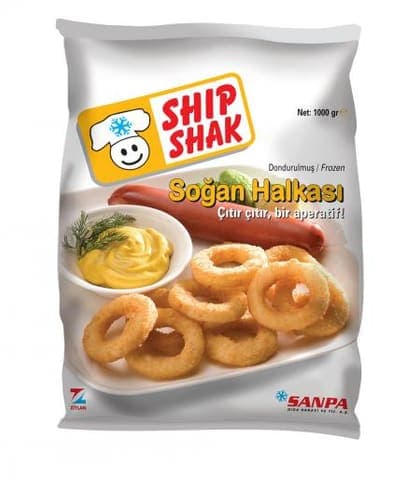 Sanpa Gıda Kızarmış Soğan Halkaları Ship Shak 1000 gr