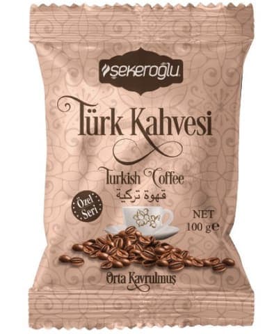 Şekeroğlu Orta Kavrulmuş Türk Kahvesi 100 Gr