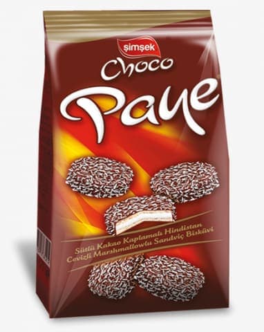 Şimşek Chocopaye Marshmellow Sandviç Hindistan Cevizli Bisküvi 216 Gr