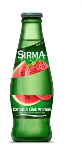 Sırma Karpuz&Çilek Aromalı Maden Suyu 200 ml