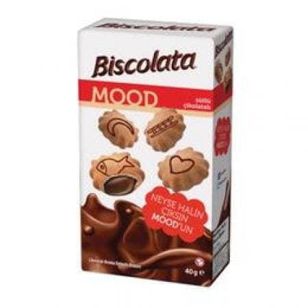 Şölen Biscolata Mood Çikolata Kremalı Dolgulu Bisküvi 40 gr