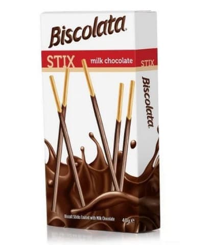 Şölen Biscolata Stix Sütlü Çikolata Kaplamalı Çubuk Bisküvi 27.5 gr