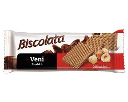 Şölen Biscolata Veni Fındık Kremalı Gofret 50 gr