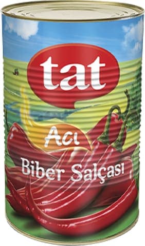 Tat Acı Biber Salçası 4350 gr