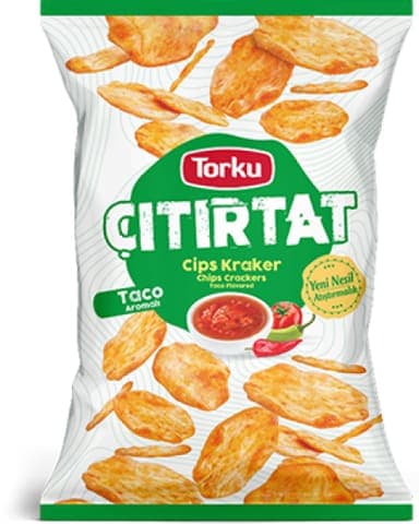 Torku Çıtırtat Taco Aromalı Cips Kraker 60 gr
