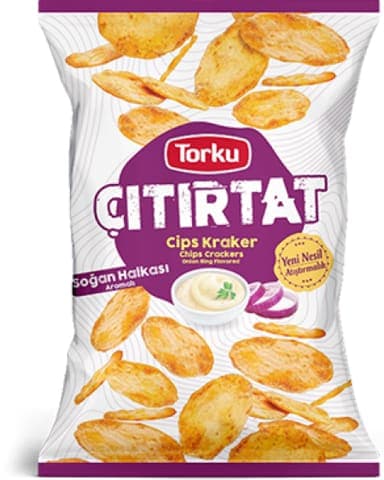 Torku Çıtırtat Soğan Halkalı Cips Kraker 60 gr