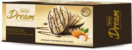 Torku Dream Özel Çikolata Kaplı Bademli Bisküvi 40 gr
