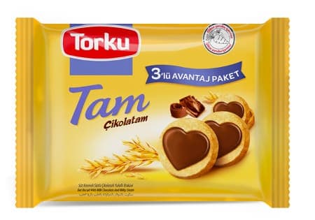 Torku Yulaf Ezmesi-Çikolatalı Bisküvi Kreması 3X83 gr