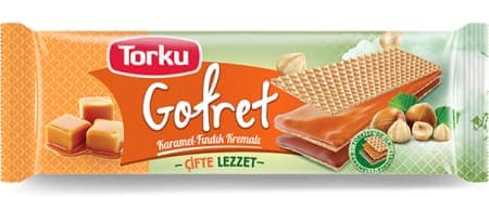 Torku Gofret Karamel-Fındık Kreması 142 gr