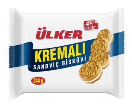 Ülker Kremalı Sandviç 4’lü 244 Gr
