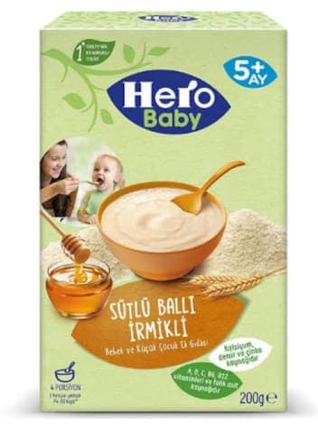 Ülker Hero Baby Sütlü Ballı İrmikli Bebek Maması 200 Gr