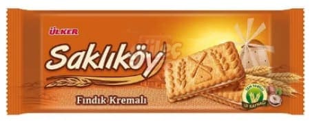 Ülker Saklıköy Fındıklı Kremalı Bisküvi 100 gr