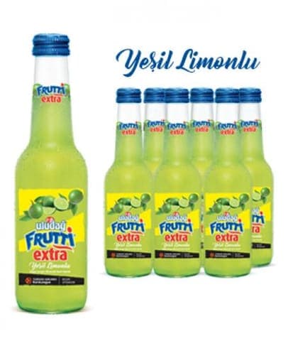 Uludağ Ekstra Maden Suyu, Meyve Sulu Yeşil Limon 250 ml