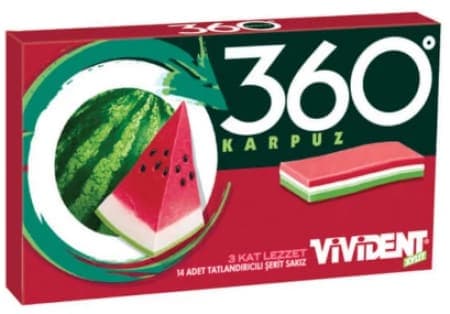 Vivident 360 Karpuzlu Sakız 33 gr